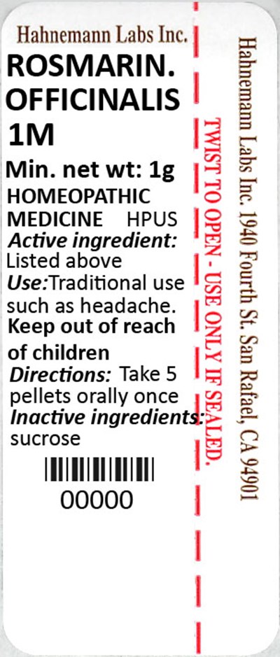 Rosmarinus Officinalis 1M 1g - Rosmarinus Officinalis 1M 1g